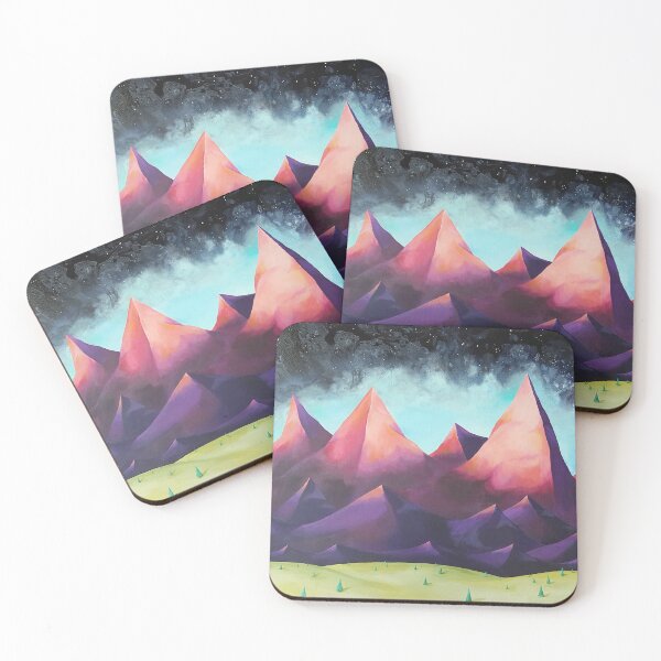 Item preview, Alpenglow Mountains designed and sold by Tegan Whitesel.