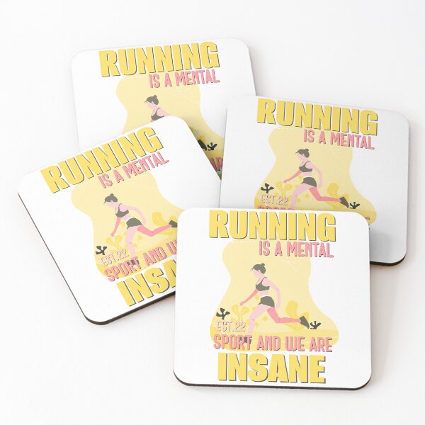 Item preview, RUNNING IS MENTAL SPORT AND WE ARE INSANE designed and sold by GAADesignz.
