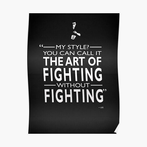 Kampf ohne zu kämpfen Poster