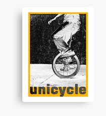 unicycle 2 Canvas Print