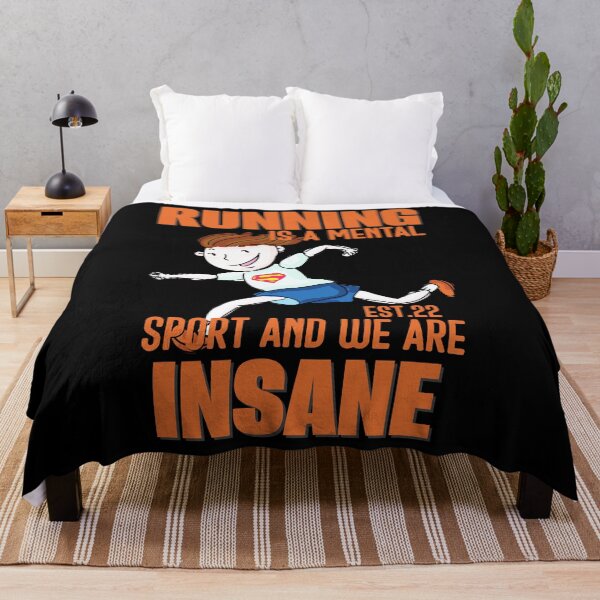 Item preview, RUNNING IS MENTAL SPORT AND WE ARE INSANE designed and sold by GAADesignz.
