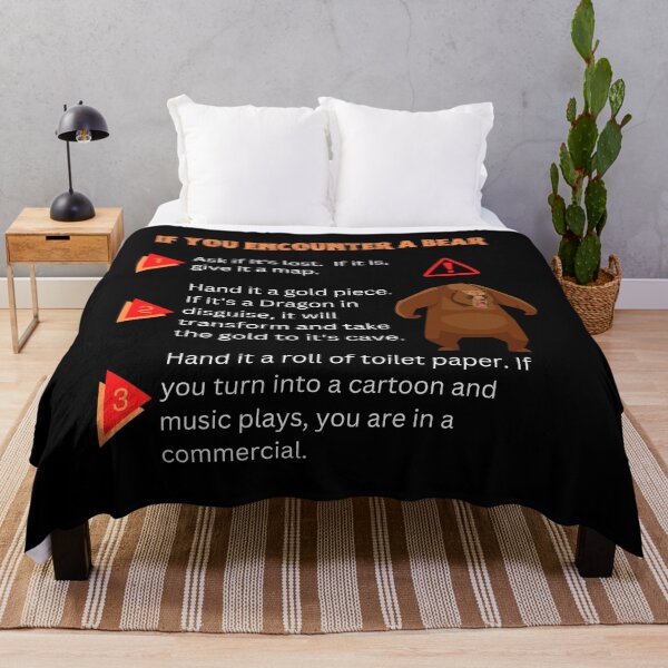 Item preview, If You Encounter a Bear - Funny designed and sold by Smagnaferous.