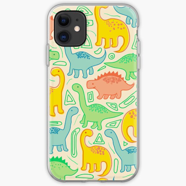 Dinosaur party iPhone Soft Case