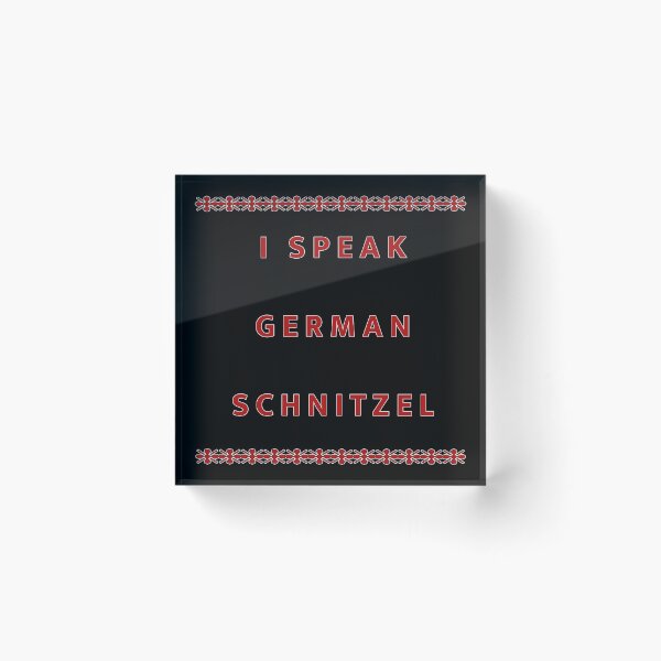 Item preview, I Speak German Schnitzel designed and sold by janraydesigns.