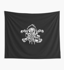 Tela decorativa Crossbones Gasmask