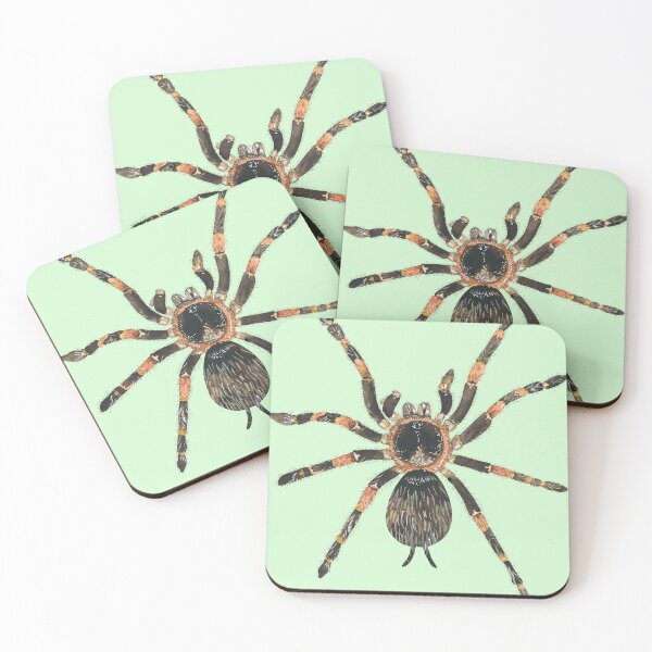Item preview, TARANTULA-spider (light green) designed and sold by BEATRIZ ABAITUA.