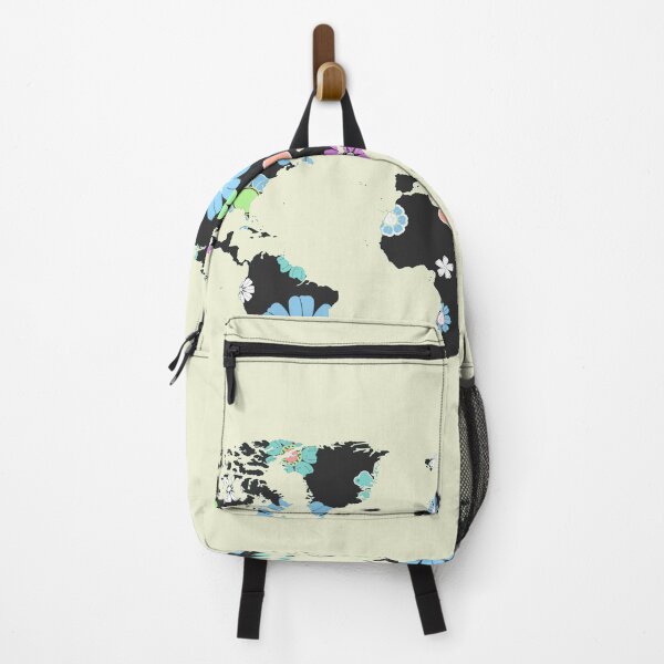 Item preview, floral world map designed and sold by AlbertoRuiZ.