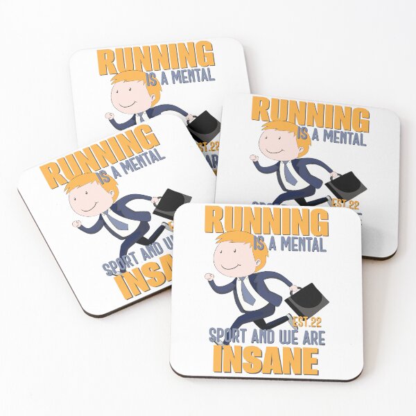 Item preview, RUNNING IS MENTAL SPORT AND WE ARE INSANE designed and sold by GAADesignz.