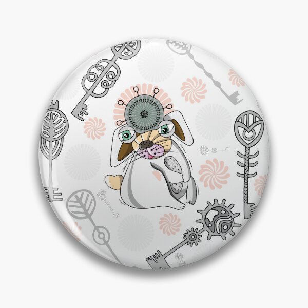 Item preview, White rabbit and six silver keys. designed and sold by Sarka Zuzanakova, Kukuckova.