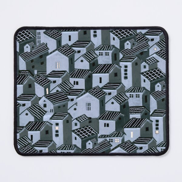 Item preview, That town in the middle of nowhere - Town at night Pattern designed and sold by TheMirwoForest.