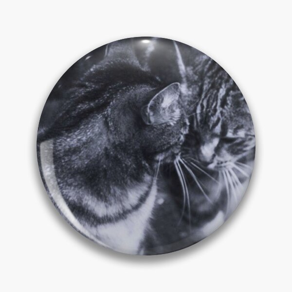 Item preview, tabby cats black and white designed and sold by Francespoppy.