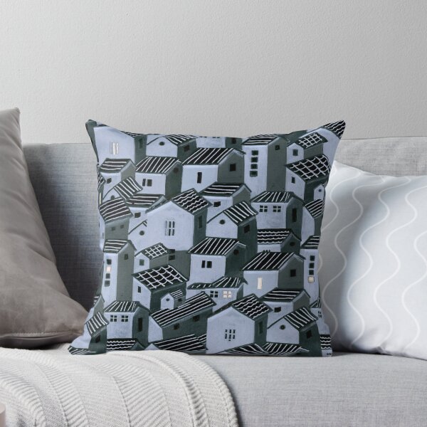 Item preview, That town in the middle of nowhere - Town at night Pattern designed and sold by TheMirwoForest.