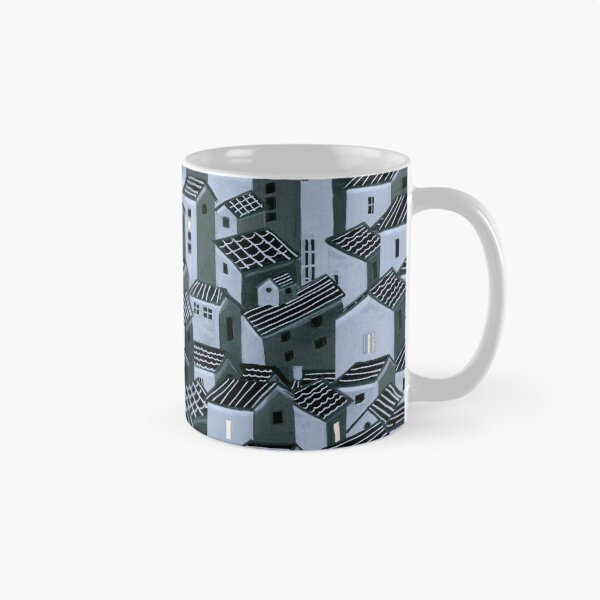 Item preview, That town in the middle of nowhere - Town at night Pattern designed and sold by TheMirwoForest.