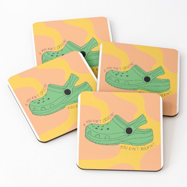 Item preview, If you ain't crocin' you ain't rockin' print designed and sold by caitstott1.