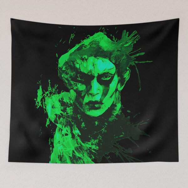 Item preview, Unusual Green Man, Mysterious man face designed and sold by Dven-Clothes.