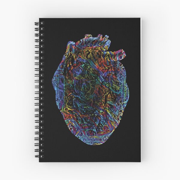 Item preview, HEART ILLUSTRATION WITH MULTCOLORED TRIBAL ART OVERLAY designed and sold by ittybittyowl.