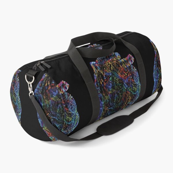 Item preview, HEART ILLUSTRATION WITH MULTCOLORED TRIBAL ART OVERLAY designed and sold by ittybittyowl.
