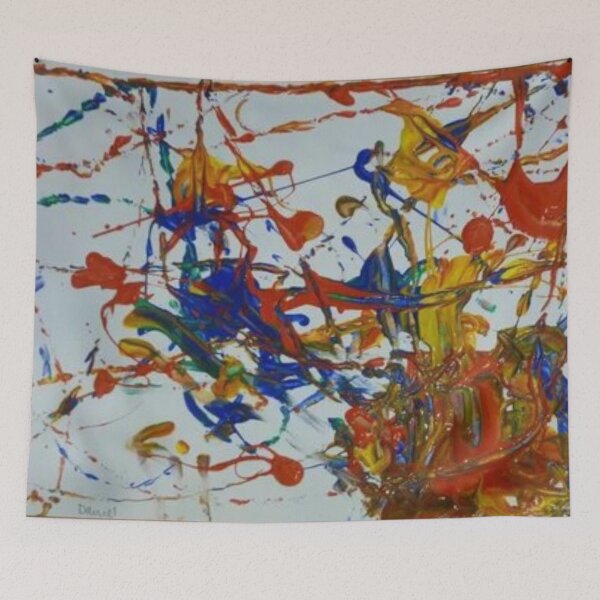 Item preview, Floor process of jackson pollock  designed and sold by Golido.