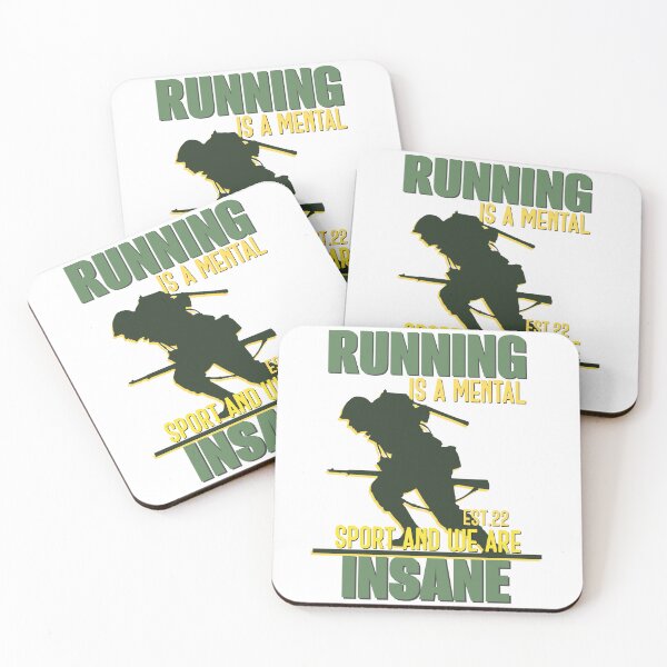 Item preview, RUNNING IS MENTAL SPORT AND WE ARE INSANE designed and sold by GAADesignz.