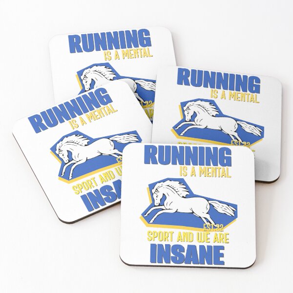 Item preview, RUNNING IS MENTAL SPORT AND WE ARE INSANE designed and sold by GAADesignz.