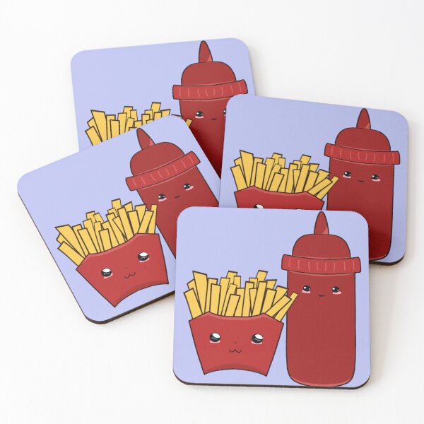 Item preview, Ketchup and French Fries designed and sold by LookingUpStudio.