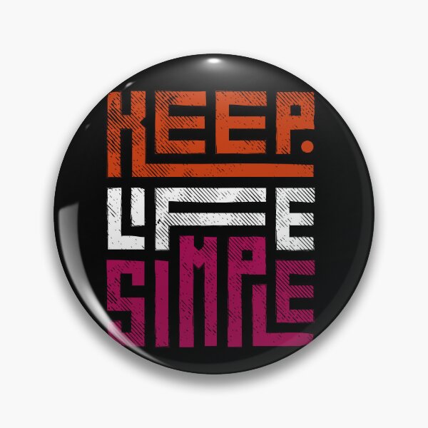 Item preview, Keep Life Simple Femme. Lesbian Pride designed and sold by Subtle Pride Shop.