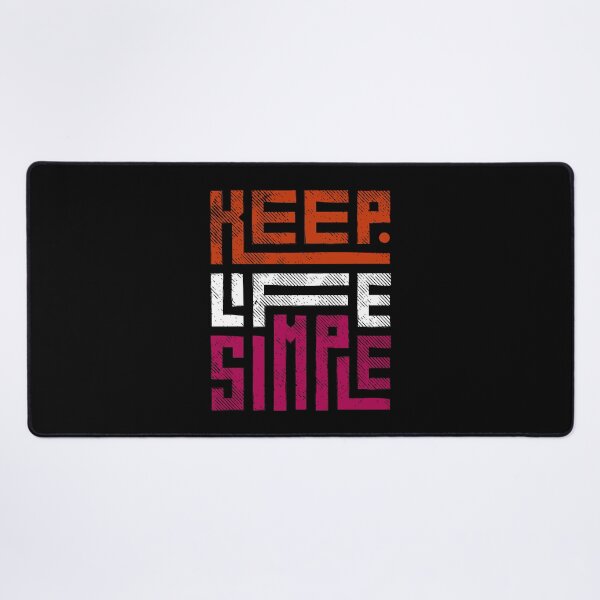 Item preview, Keep Life Simple Femme. Lesbian Pride designed and sold by Subtle Pride Shop.