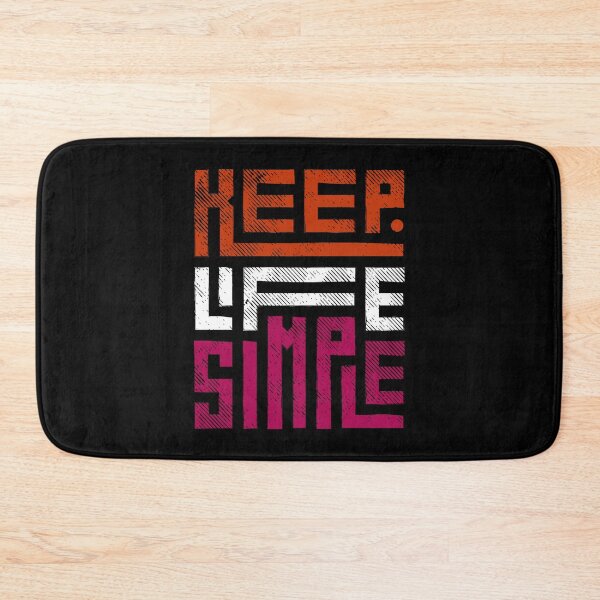 Artikelvorschau, Keep Life Simple Femme. Lesbian Pride entworfen und verkauft von Subtle Pride Shop.