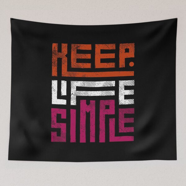 Item preview, Keep Life Simple Femme. Lesbian Pride designed and sold by Subtle Pride Shop.