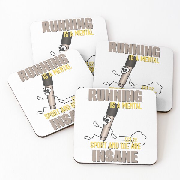Item preview, RUNNING IS MENTAL SPORT AND WE ARE INSANE designed and sold by GAADesignz.