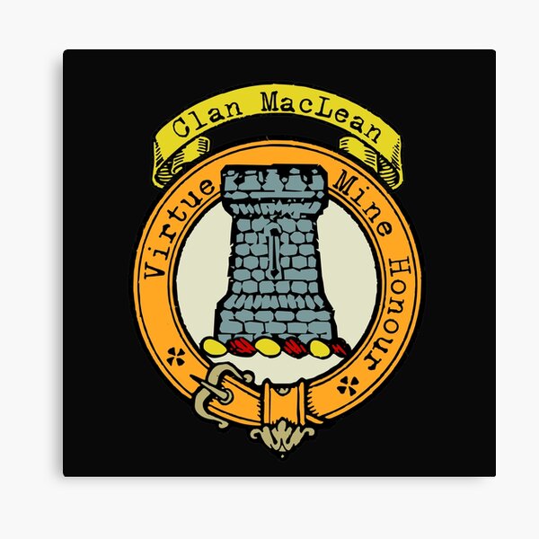 Item preview, Clan MacLean Scottish Clan Surname crest designed and sold by BagTown Clans.