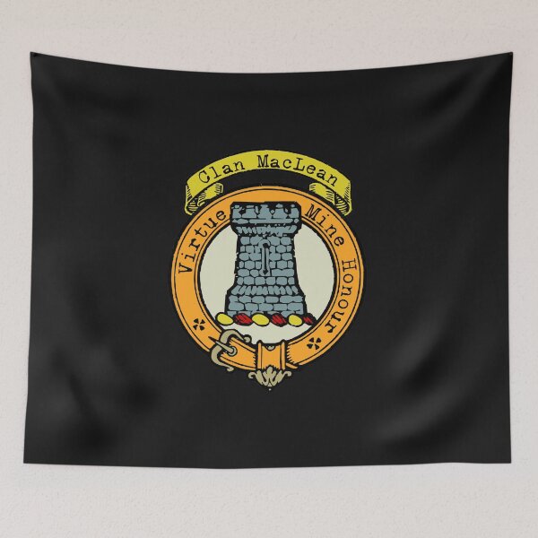 Item preview, Clan MacLean Scottish Clan Surname crest designed and sold by BagTown Clans.