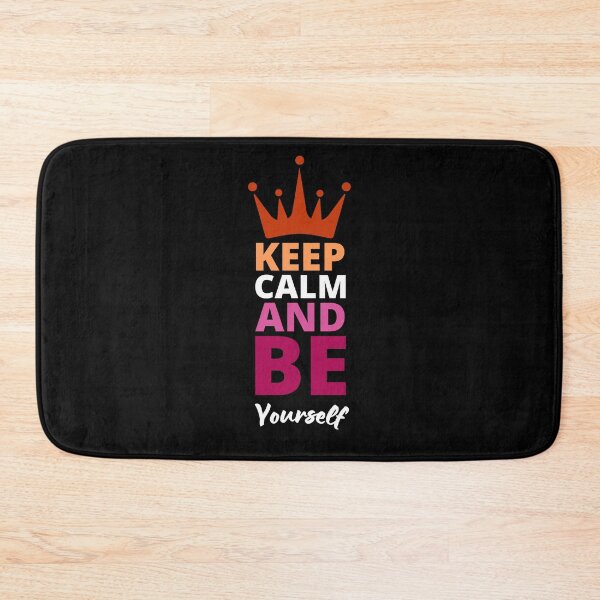 Artikelvorschau, Keep Calm and Be Yourself Femme. Lesbian Pride entworfen und verkauft von Subtle Pride Shop.