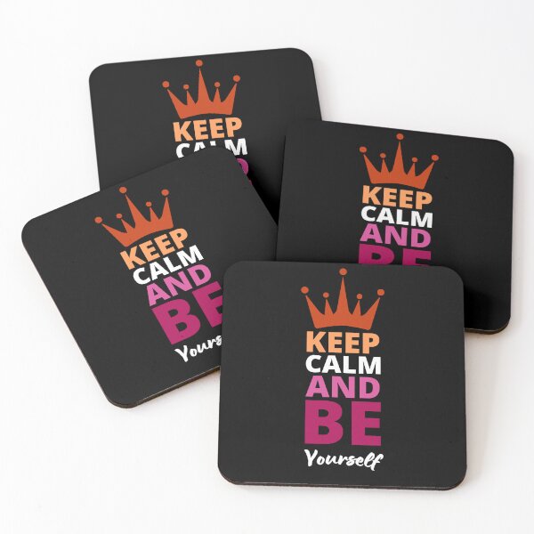 Artikelvorschau, Keep Calm and Be Yourself Femme. Lesbian Pride entworfen und verkauft von Subtle Pride Shop.