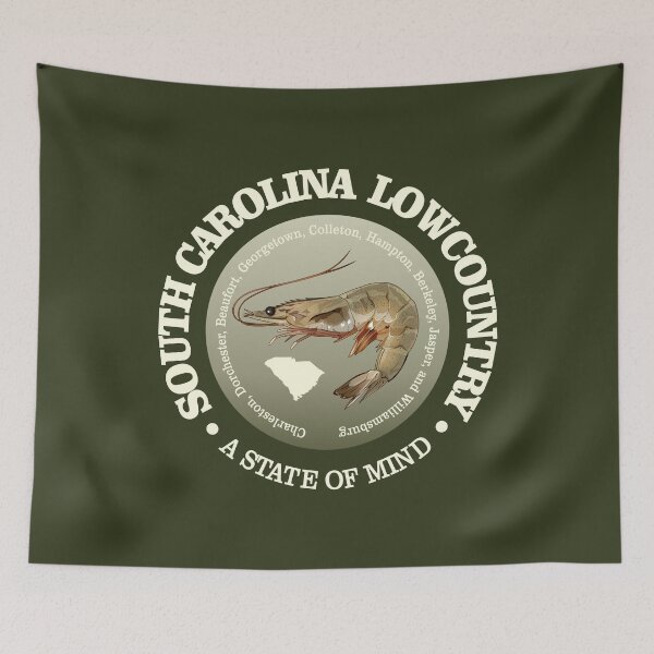 Item preview, South Carolina Lowcountry (shrimp) designed and sold by curranmorgan.