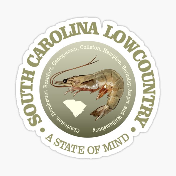 Item preview, South Carolina Lowcountry (shrimp) designed and sold by curranmorgan.