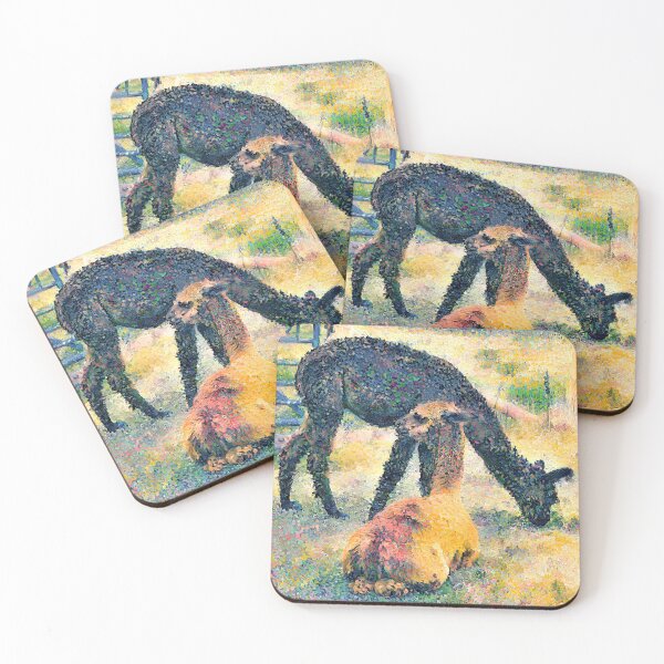 Item preview, Alpacas at the Lake District Wildlife Park, Bassenthwaite, Cumbria designed and sold by LymphomaLass.