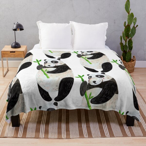 Item preview, Panda con pintura de acuarela de bambú designed and sold by Narkusdesign.