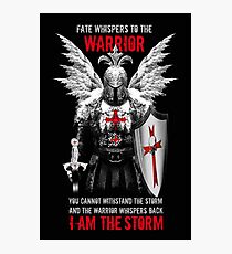Knight's Templar Warrior Photographic Print