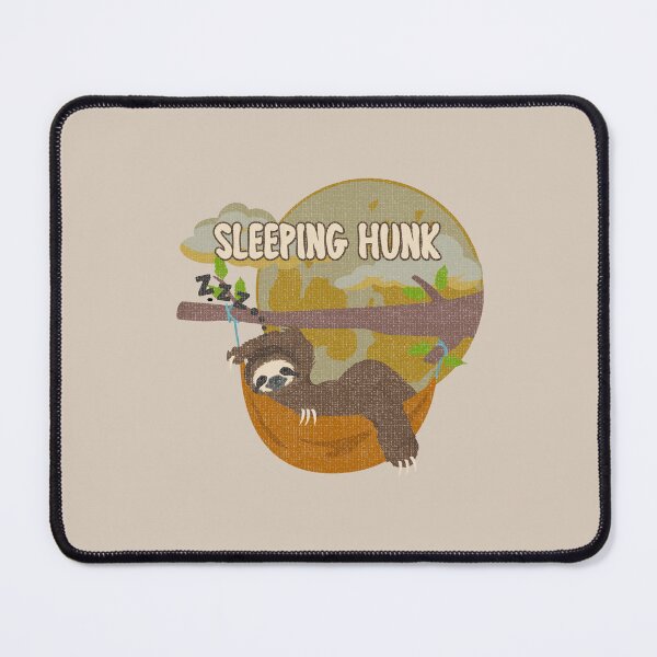 Item preview, The sleeping Hunk - Funny Sloth hunk designed and sold by yococo.