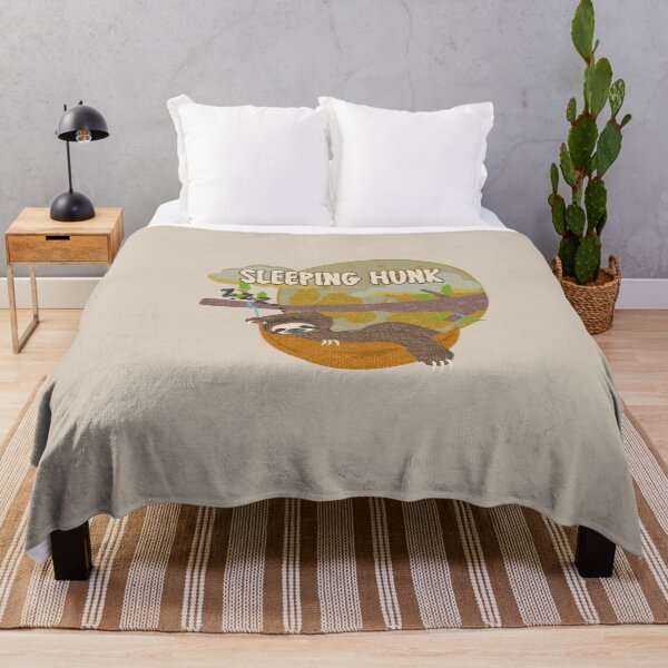 Item preview, The sleeping Hunk - Funny Sloth hunk designed and sold by yococo.