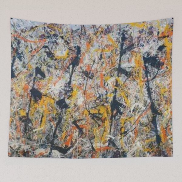 Item preview, Blue poles art of work by jackson pollock  designed and sold by Golido.