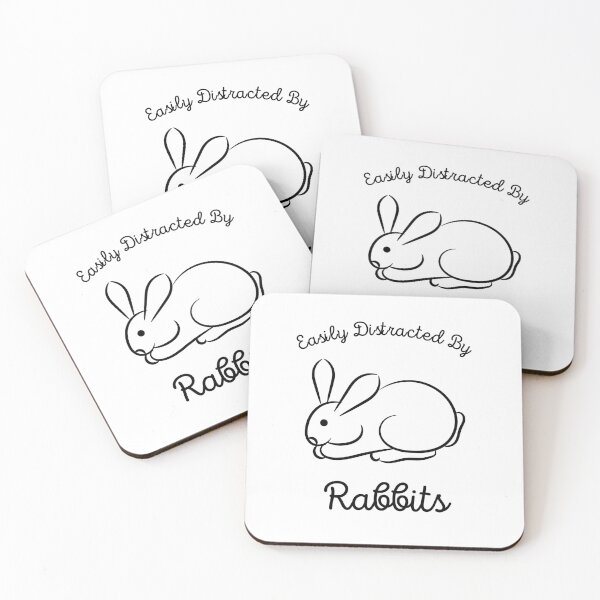 Item preview, easily distracted by rabbits designed and sold by justbe admirable.