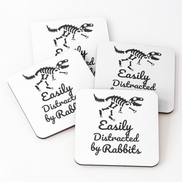 Item preview, easily distracted by rabbits designed and sold by justbe admirable.
