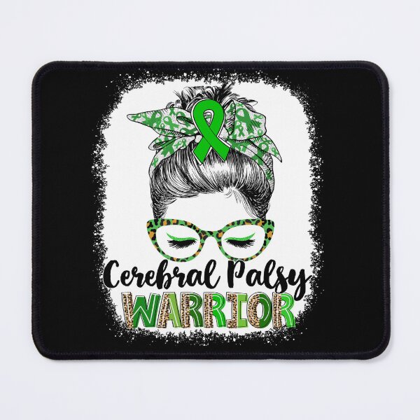 Item preview, Messy Bun Leopard Cerebral Palsy Warrior designed and sold by rechardtee.