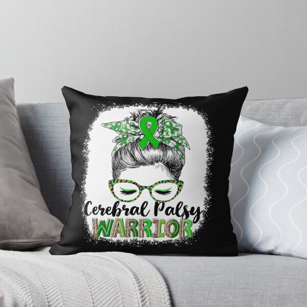 Item preview, Messy Bun Leopard Cerebral Palsy Warrior designed and sold by rechardtee.