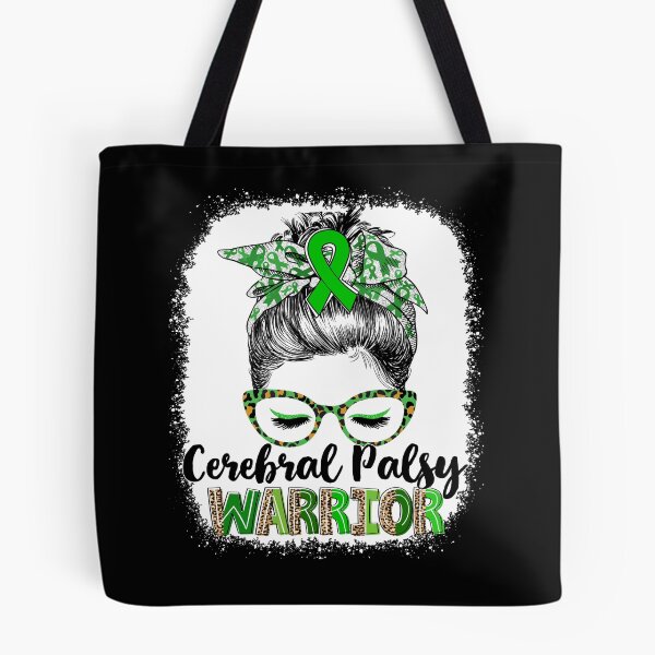 Item preview, Messy Bun Leopard Cerebral Palsy Warrior designed and sold by rechardtee.