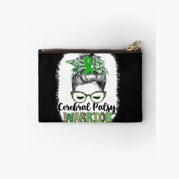 Item preview, Messy Bun Leopard Cerebral Palsy Warrior designed and sold by rechardtee.