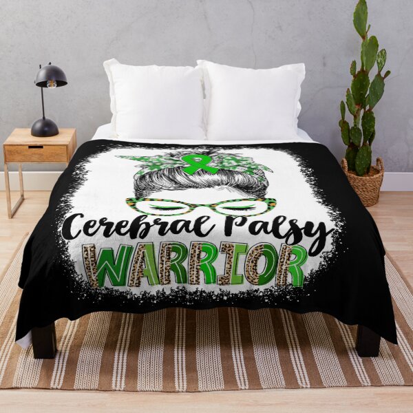 Item preview, Messy Bun Leopard Cerebral Palsy Warrior designed and sold by rechardtee.