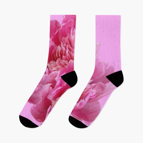 Item preview, THREE PINK PEONY GARDEN FLOWER PATTERNS PINK ART designed and sold by sharlesart.